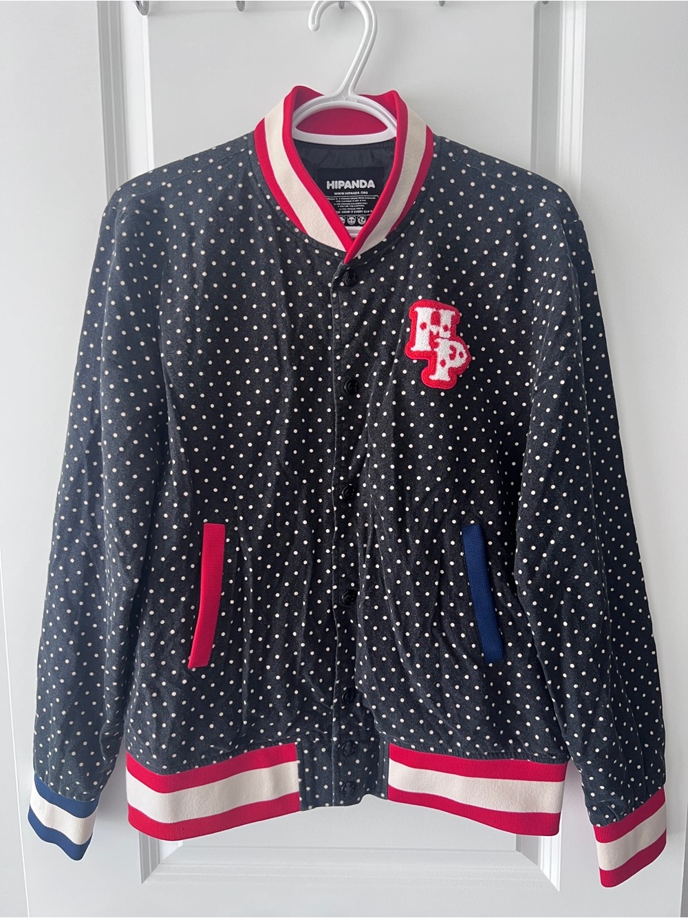 Hipanda Polka Dot Bomber Jacket - Picture 2 of 3
